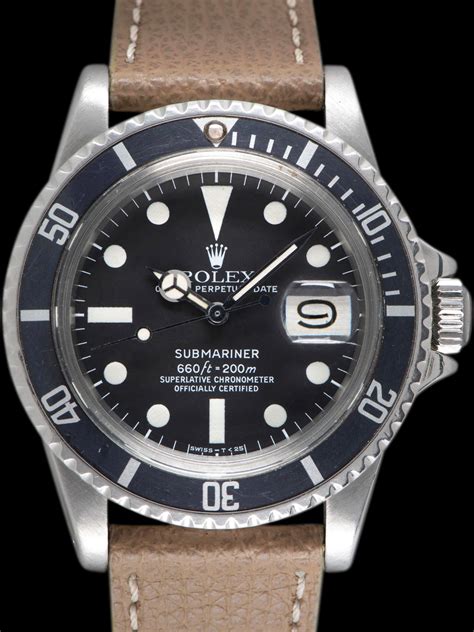 rolex 1680 with leather camouflage strap|rolex 1680 submariner history.